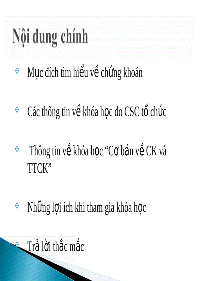 image for page Cơ bản về chứng khoán và thị trường chứng khoán