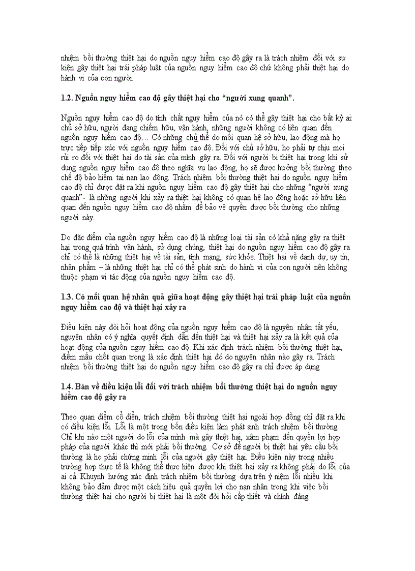 image for page Trách nhiệm bồi thường thiệt hại do nguồn nguy hiểm cao độ gây ra