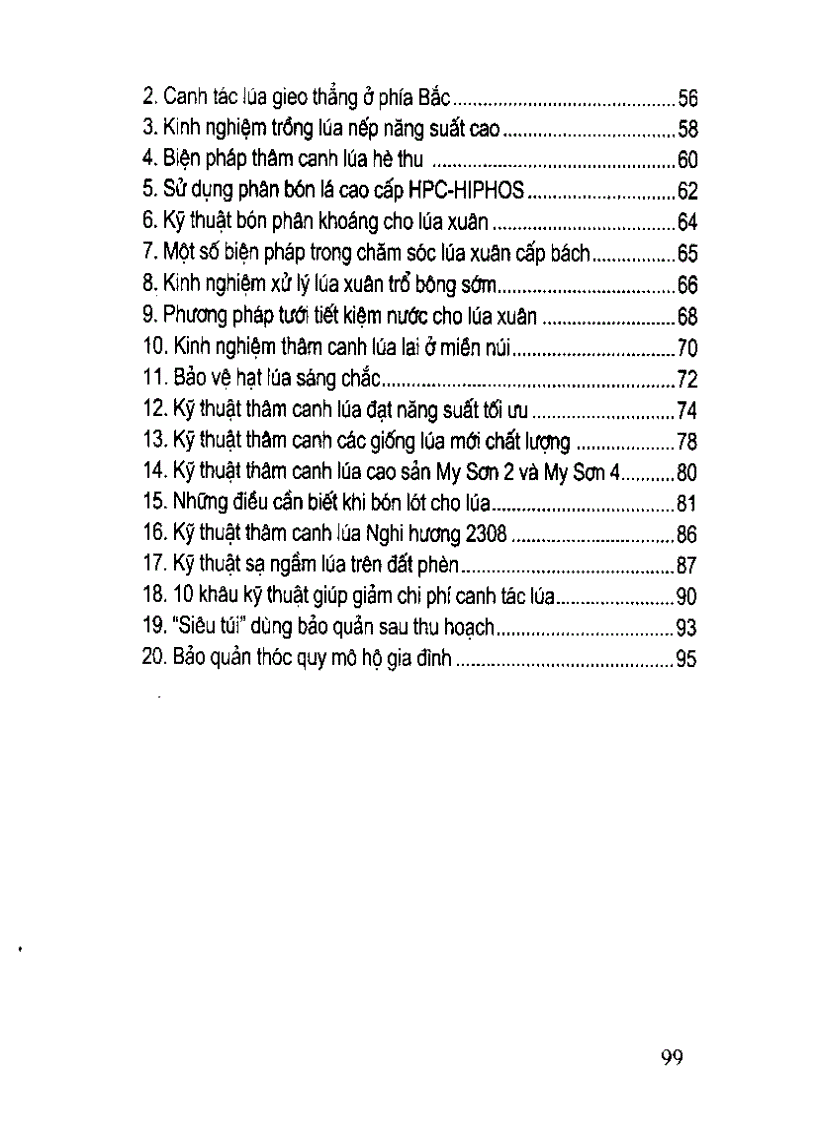 image for page Kỹ thuật gieo trồng và chăm sóc lúa