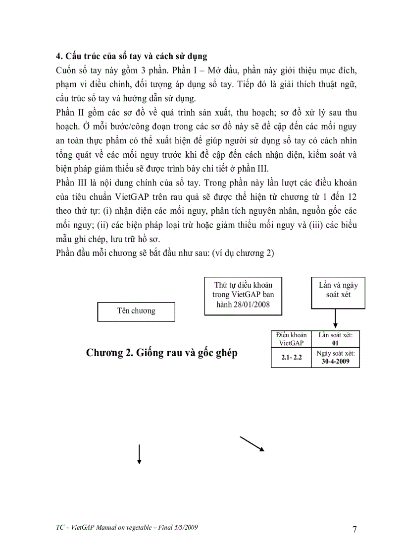 image for page Sổ tay hướng dẫn thực hành VietGAp trên rau