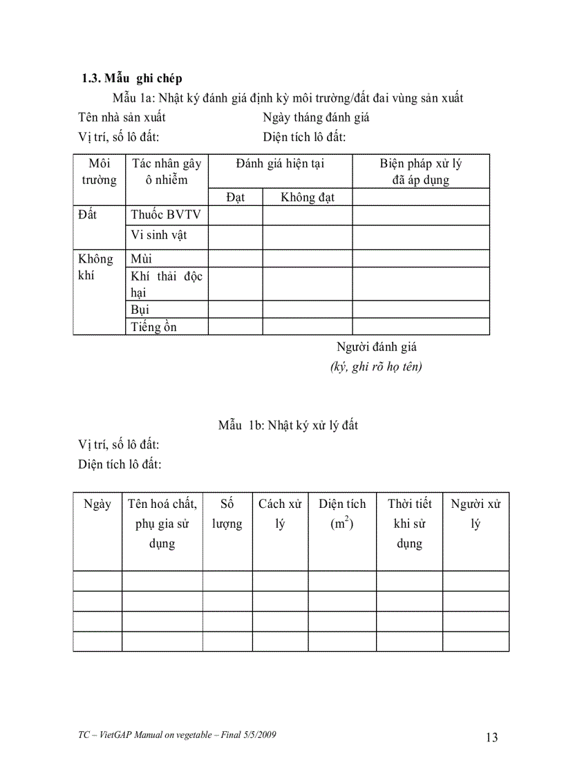 image for page Sổ tay hướng dẫn thực hành VietGAp trên rau