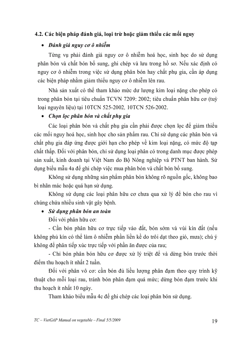 image for page Sổ tay hướng dẫn thực hành VietGAp trên rau