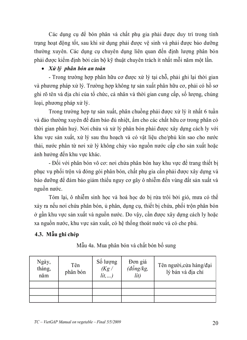 image for page Sổ tay hướng dẫn thực hành VietGAp trên rau