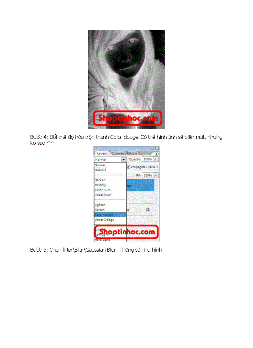 image for page Tạo ảnh vẽ bằng photoshop
