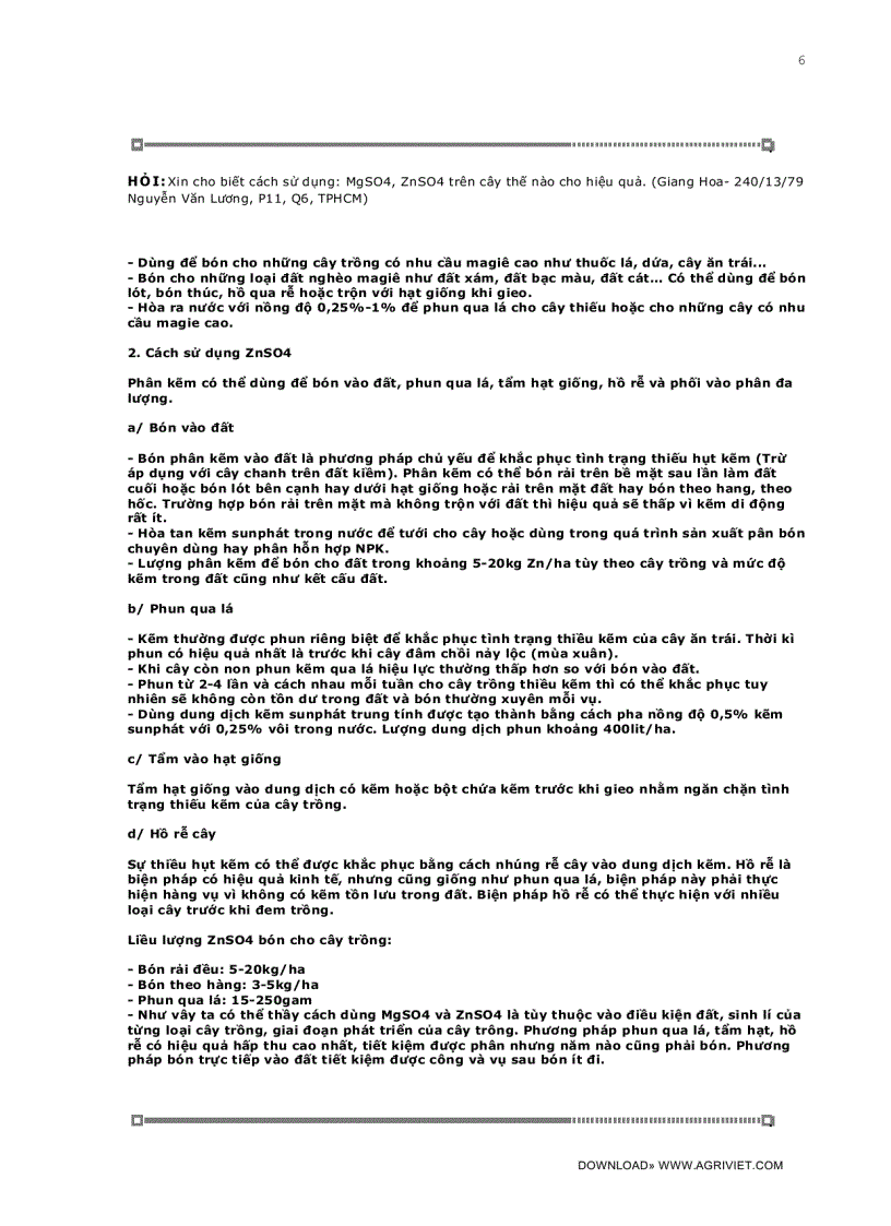 image for page Câu hỏi thường gặp trong kỹ thuật trồng trọt