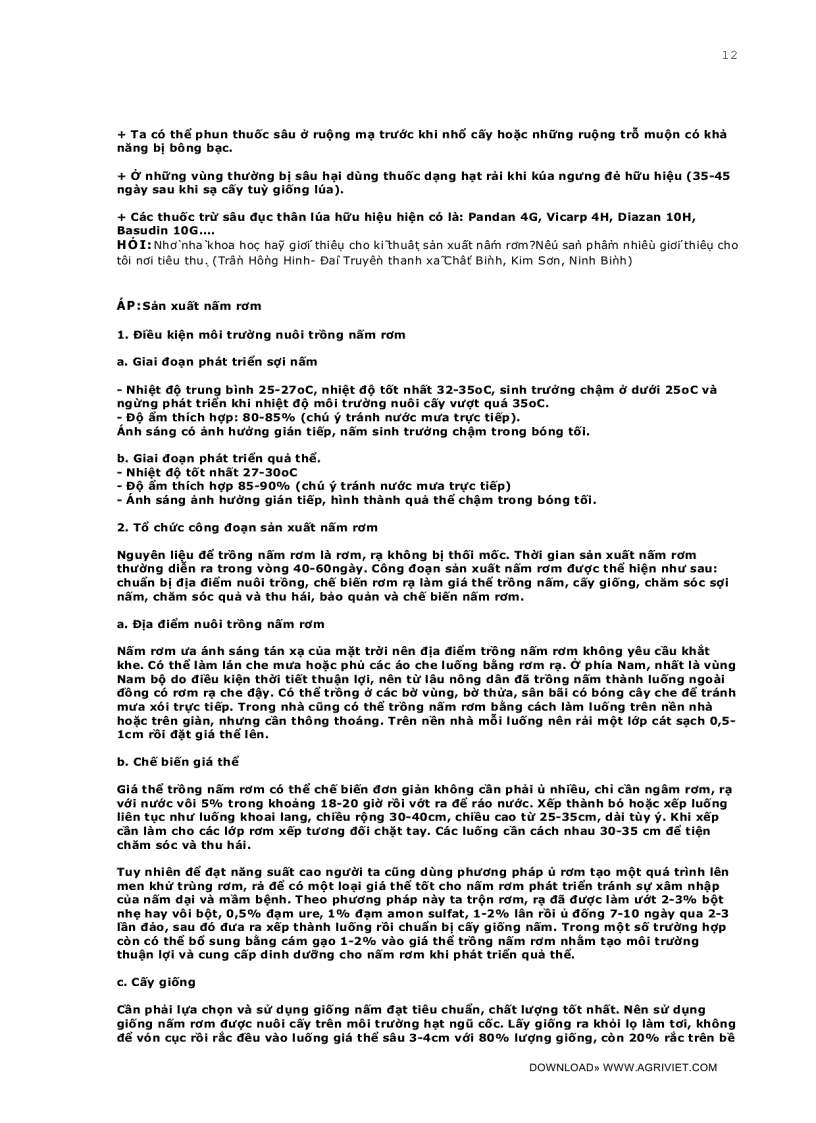 image for page Câu hỏi thường gặp trong kỹ thuật trồng trọt