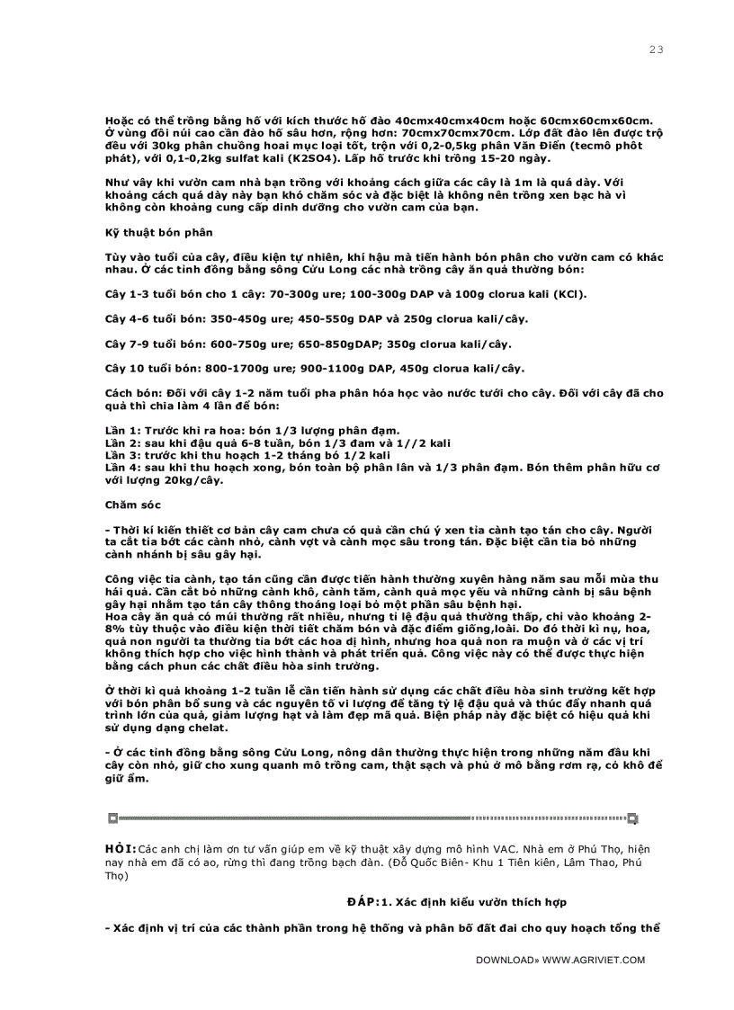 image for page Câu hỏi thường gặp trong kỹ thuật trồng trọt