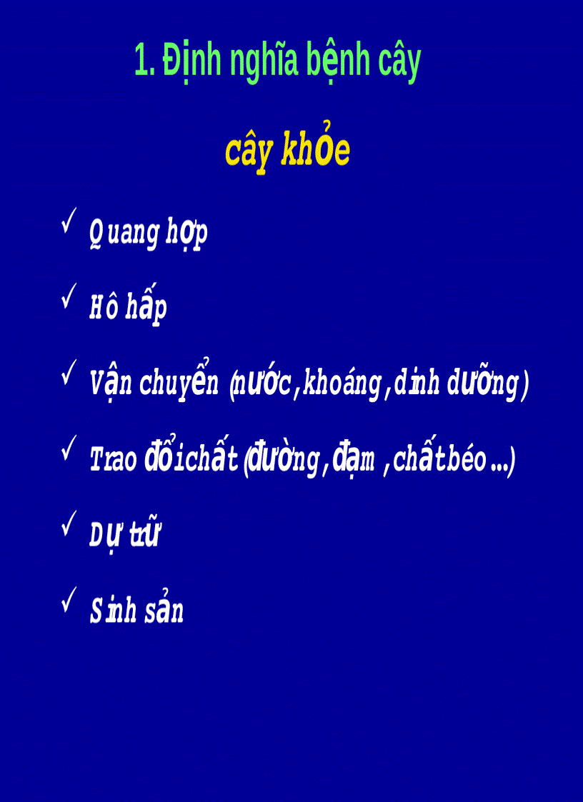 image for page Khái niệm về các loại bệnh trên cây trồng