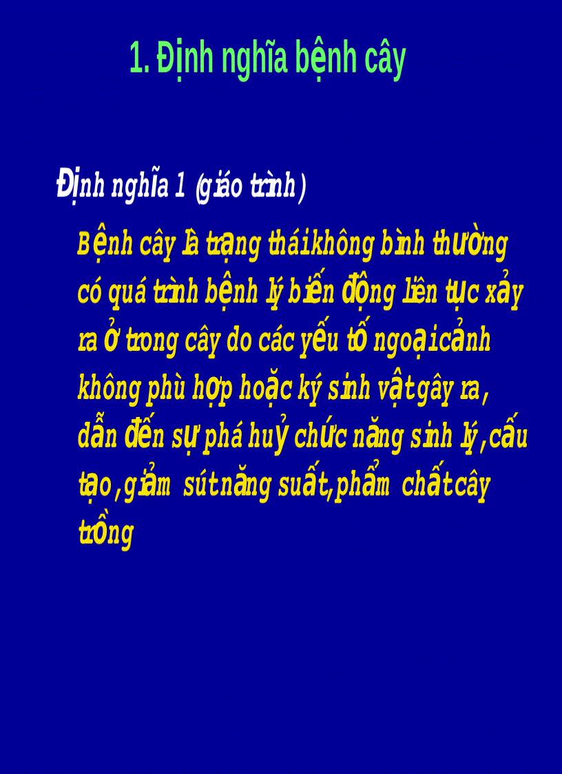 image for page Khái niệm về các loại bệnh trên cây trồng