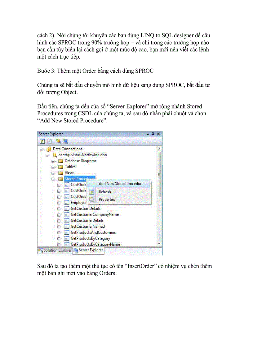 image for page Cập nhật dữ liệu dùng Stored Procedure