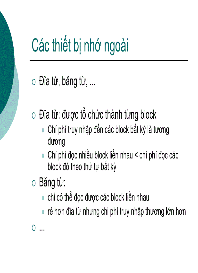 image for page Tổ chức dữ liệu vật lý