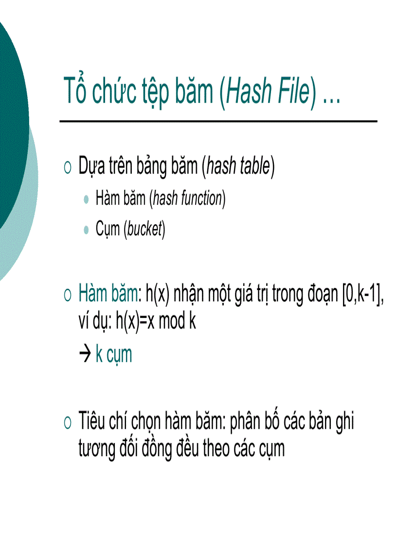 image for page Tổ chức dữ liệu vật lý