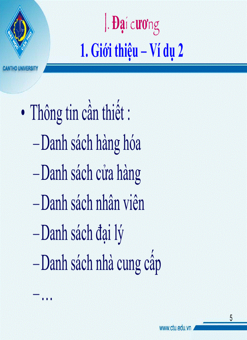 image for page Tổng quan về cơ sở dữ liệu 1