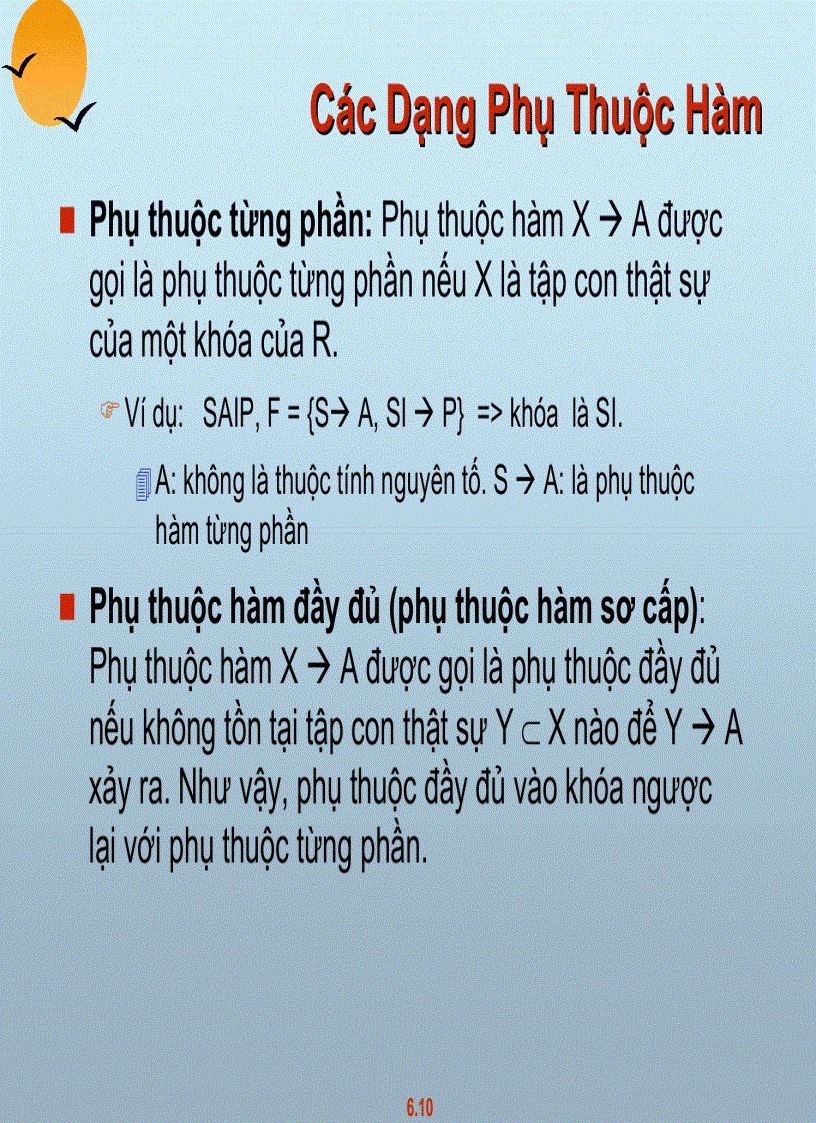 image for page Chuẩn hóa lược đồ csdl quan hệ