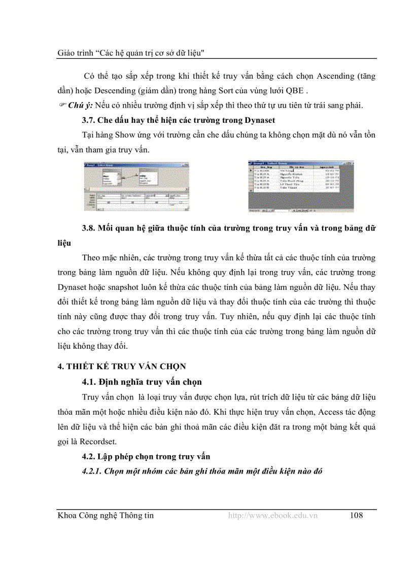 image for page Tổng quan cơ sở dữ liệu access