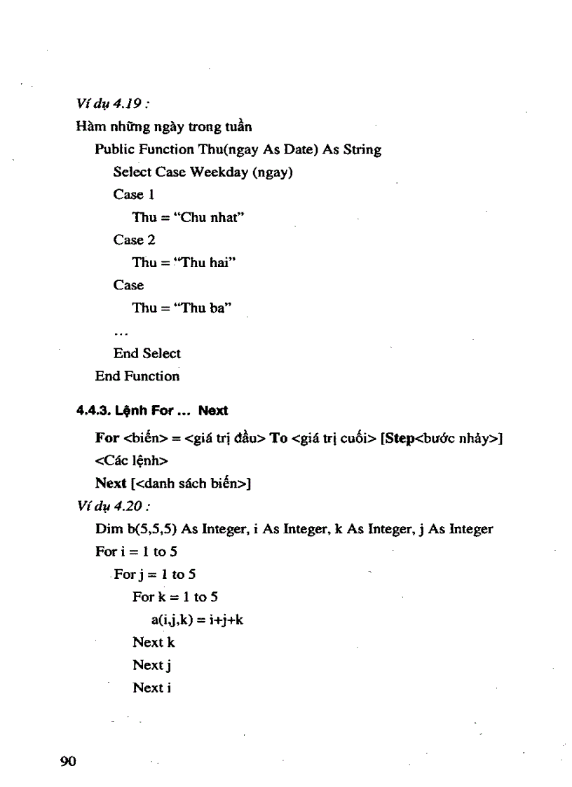 image for page Cách gọi chương trình con trong VBA