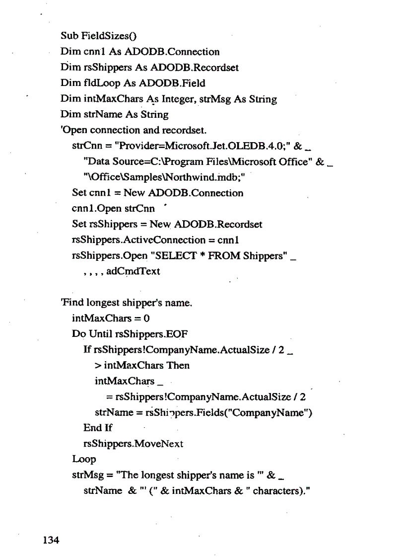 image for page VBA Access