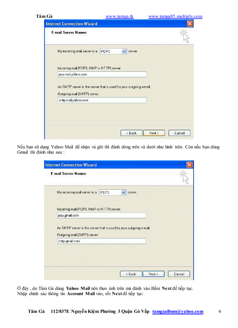 image for page Hướng dẫn Đăng Ký Sữ Dụng Outlook Express