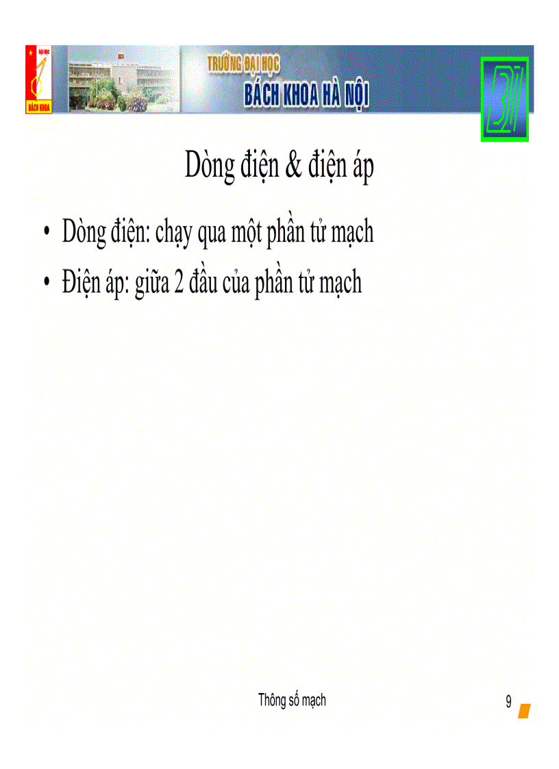 image for page Thông số mạch