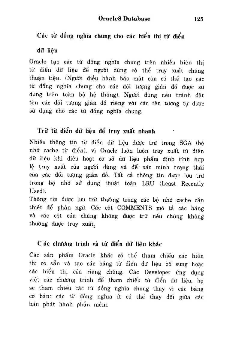 image for page Orcale 8 Database