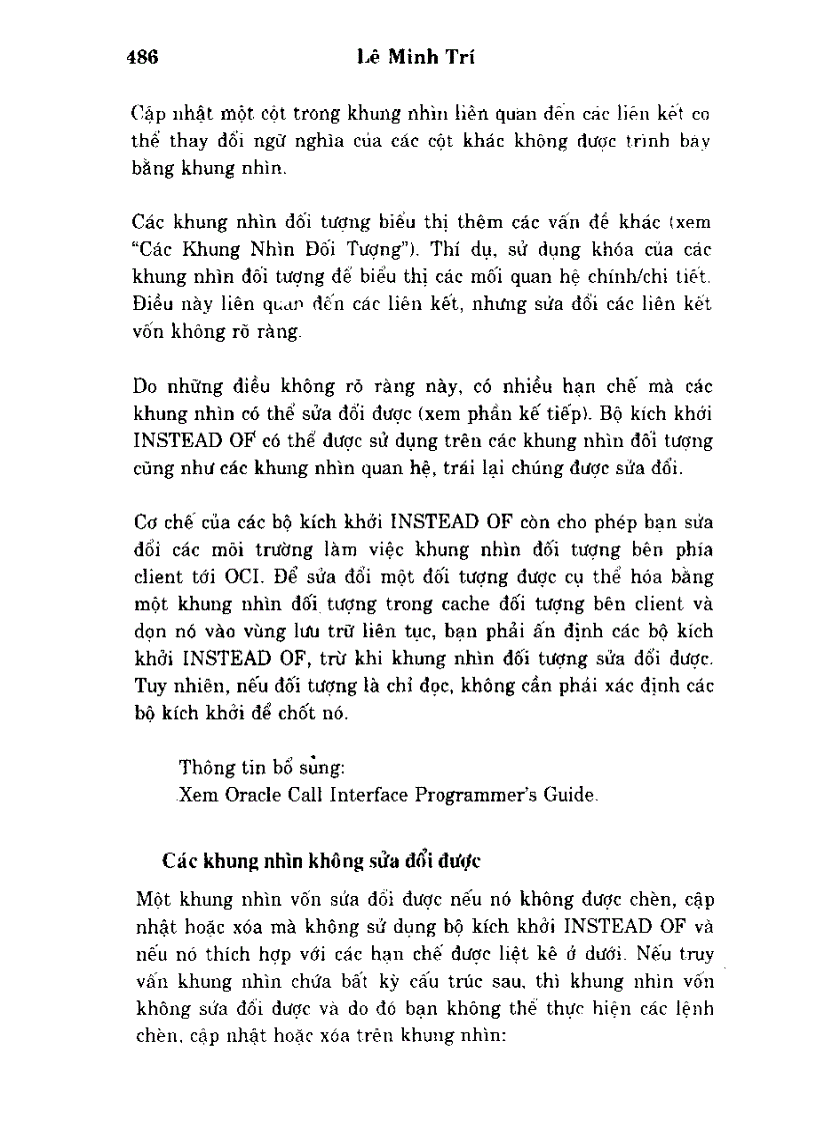 image for page Oracle tiến hành các thủ tục và các bộ phần mềm như thế nào
