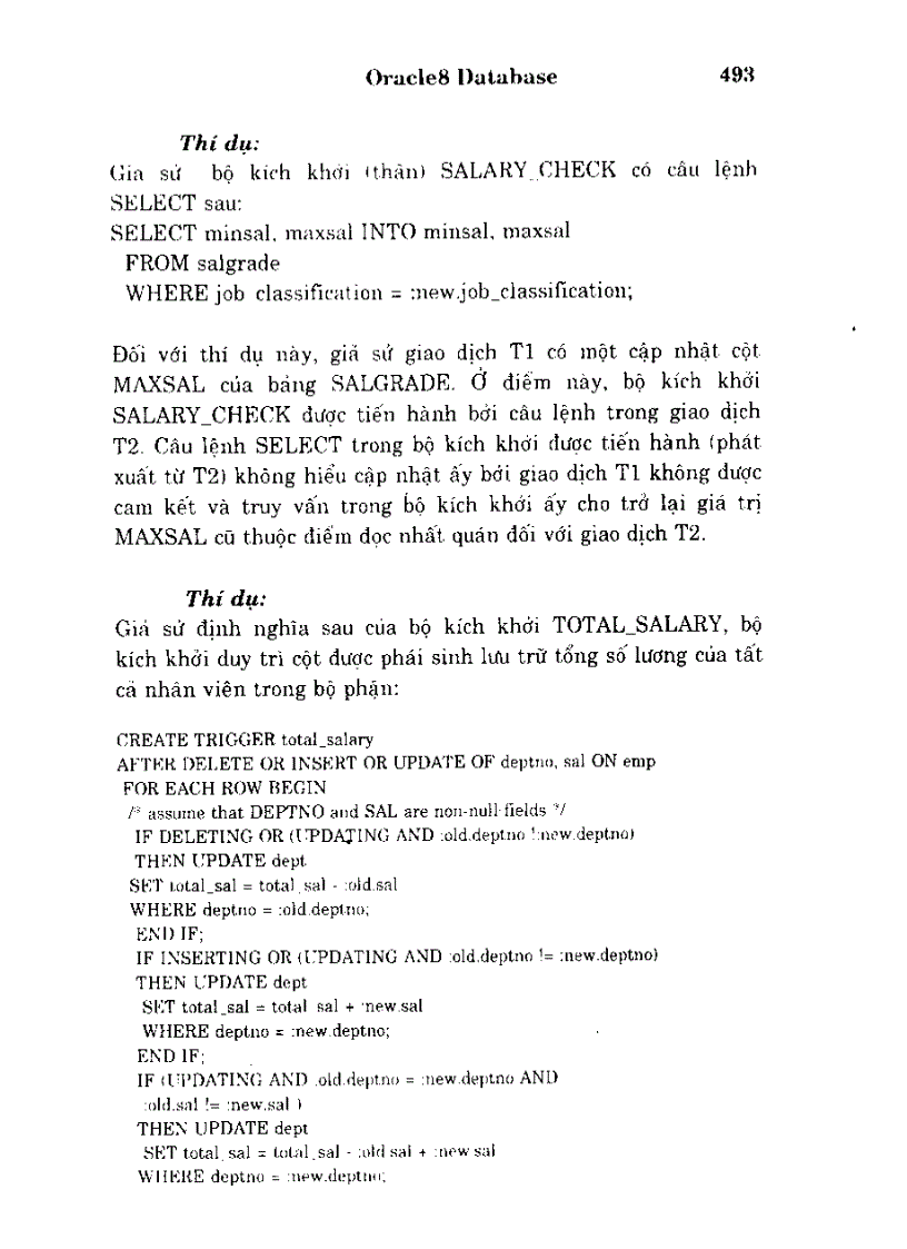 image for page Oracle tiến hành các thủ tục và các bộ phần mềm như thế nào
