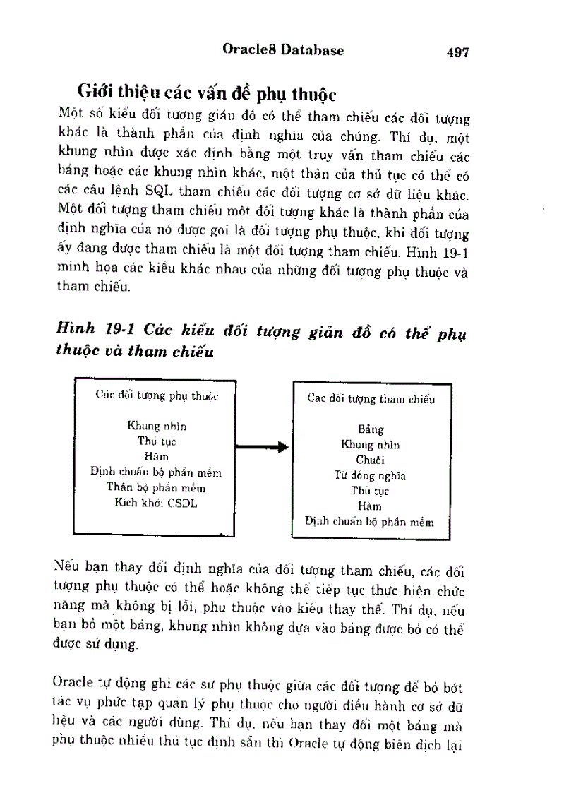 image for page Oracle tiến hành các thủ tục và các bộ phần mềm như thế nào