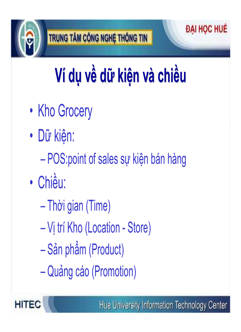 image for page Mô hình dữ liệu đa chiều