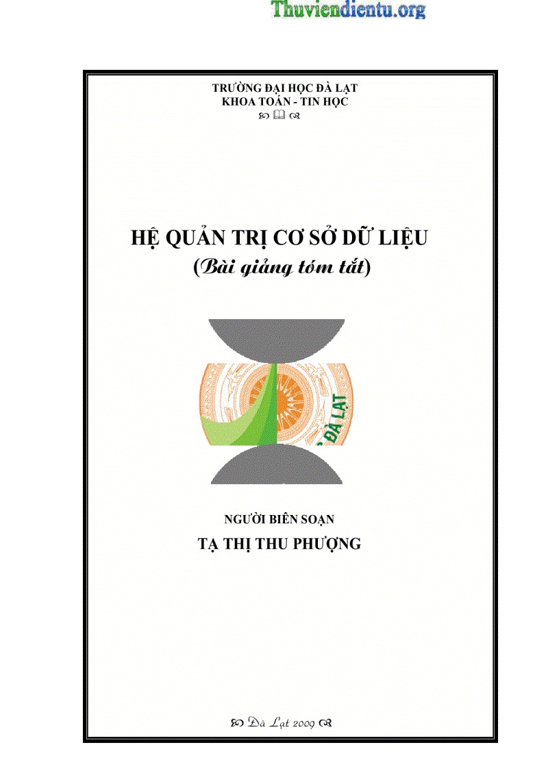 image for page Tổng quan về hệ quản trị cơ sở dữ liệu