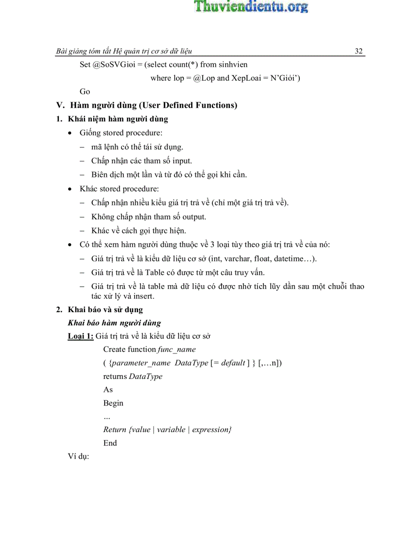 image for page Tổng quan về hệ quản trị cơ sở dữ liệu