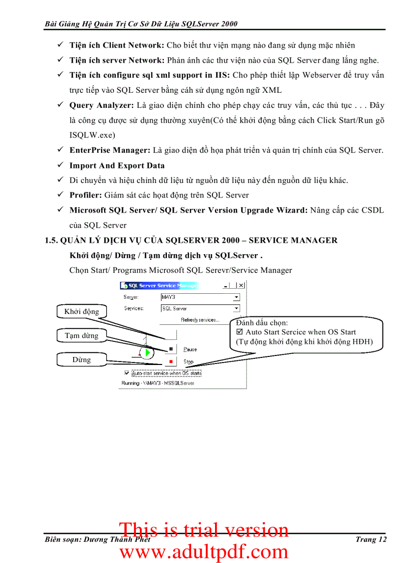 image for page Xử lý sự cố và gỡ bỏ SQL server 2000