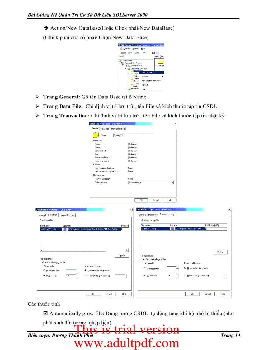 image for page Xử lý sự cố và gỡ bỏ SQL server 2000
