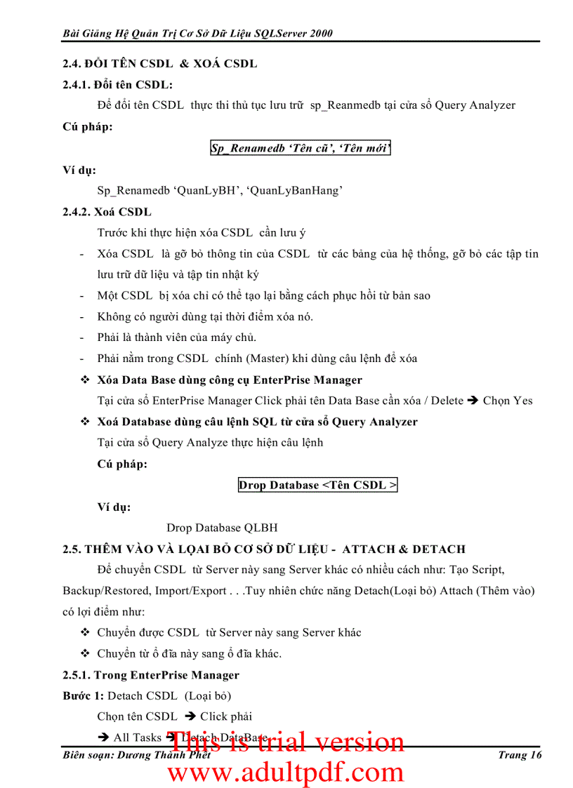 image for page Xử lý sự cố và gỡ bỏ SQL server 2000