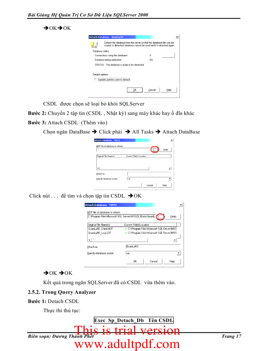 image for page Xử lý sự cố và gỡ bỏ SQL server 2000