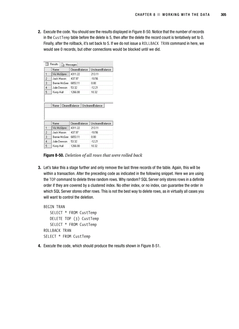 image for page Working with th e data