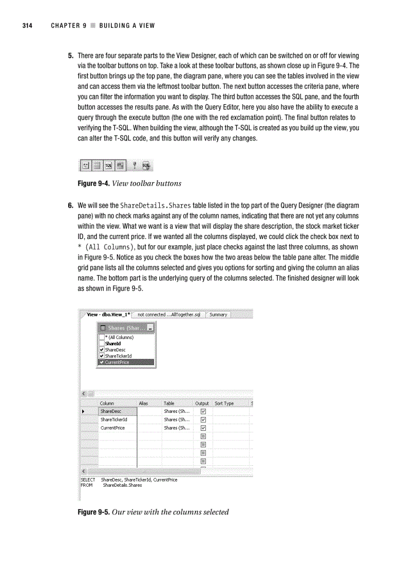 image for page Working with th e data