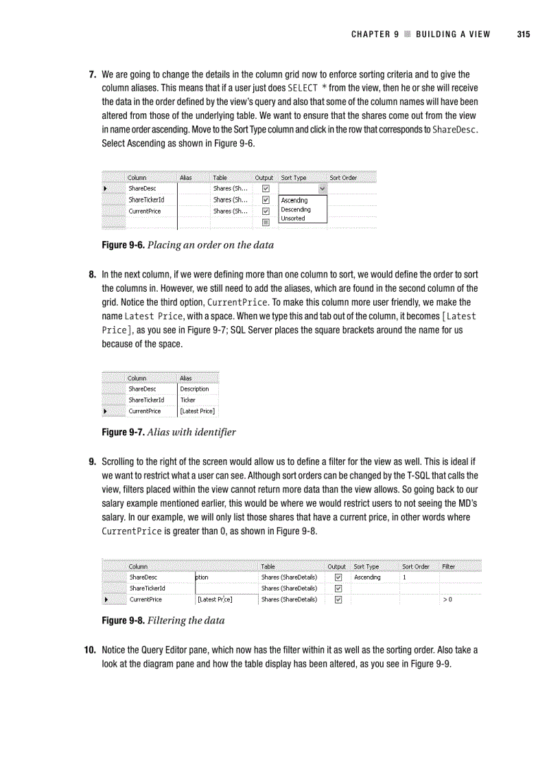 image for page Working with th e data