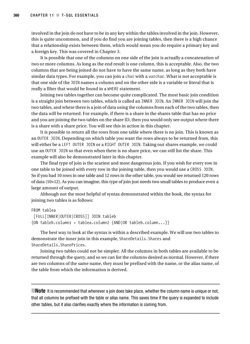 image for page Stored procedures