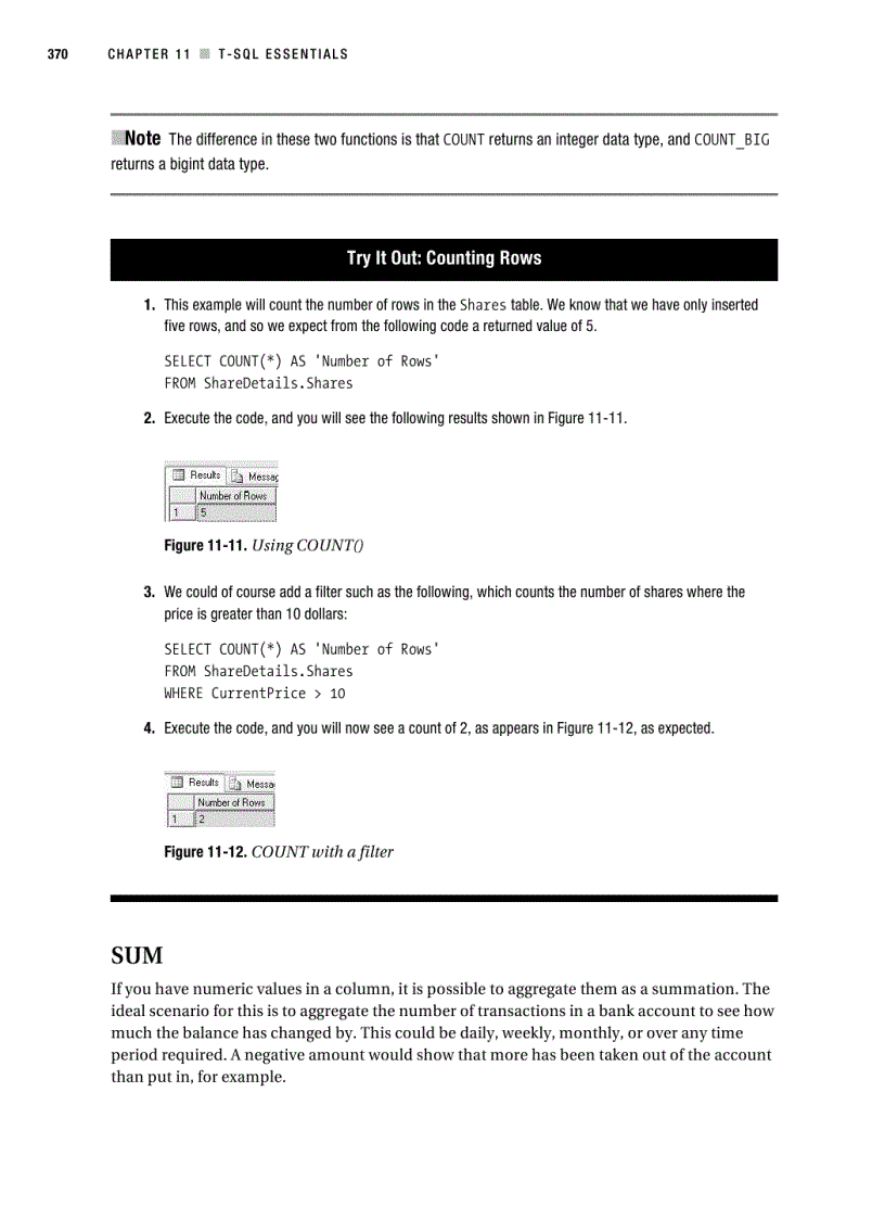 image for page Stored procedures