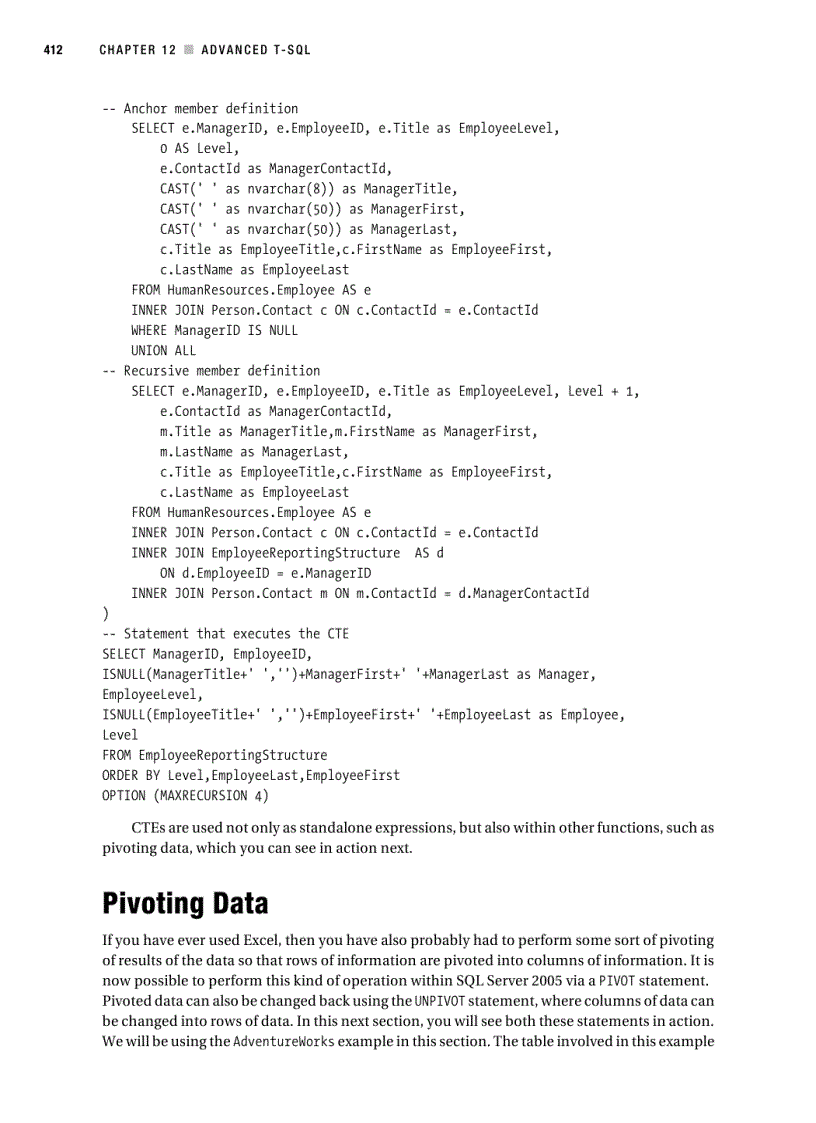 image for page T sql essentials