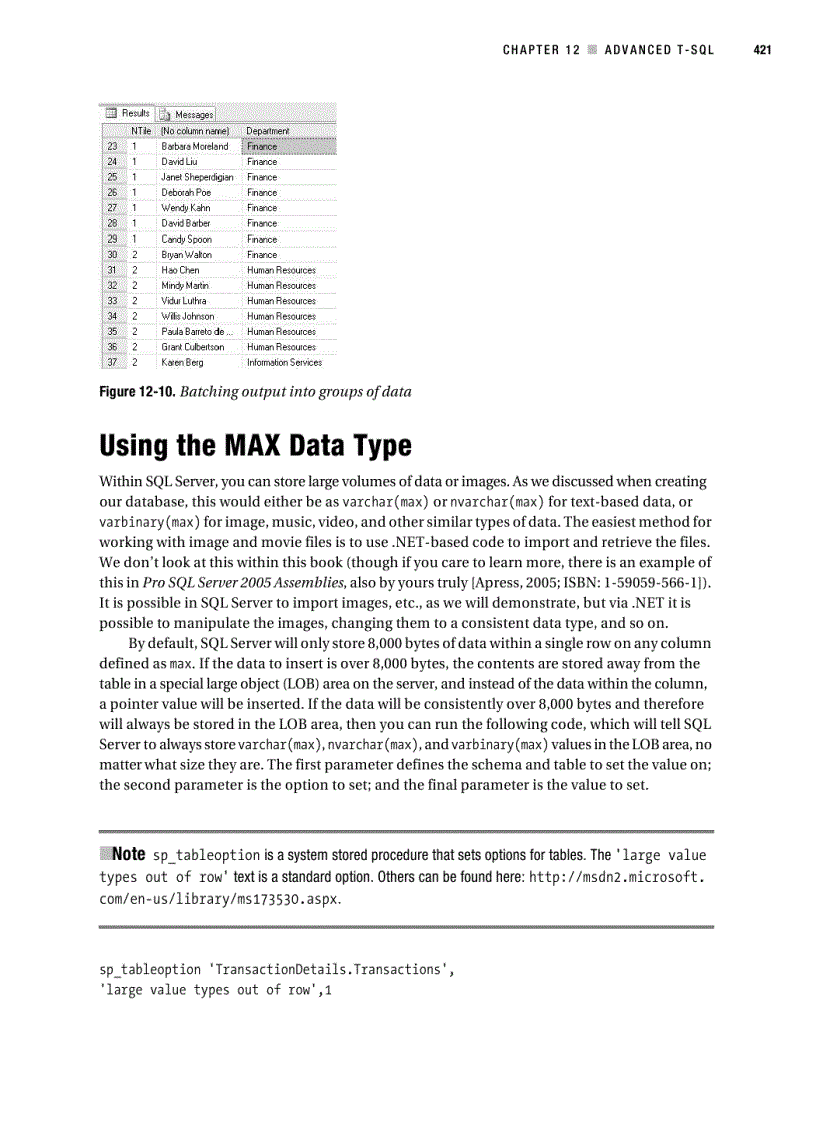 image for page T sql essentials