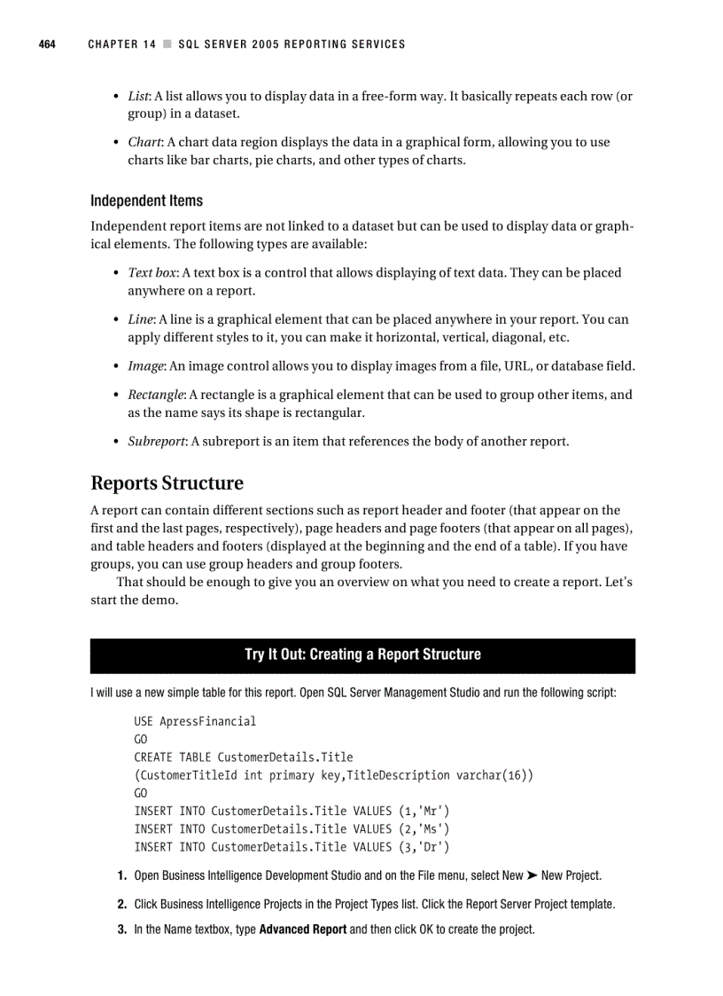 image for page Sql server 2005 reporting services