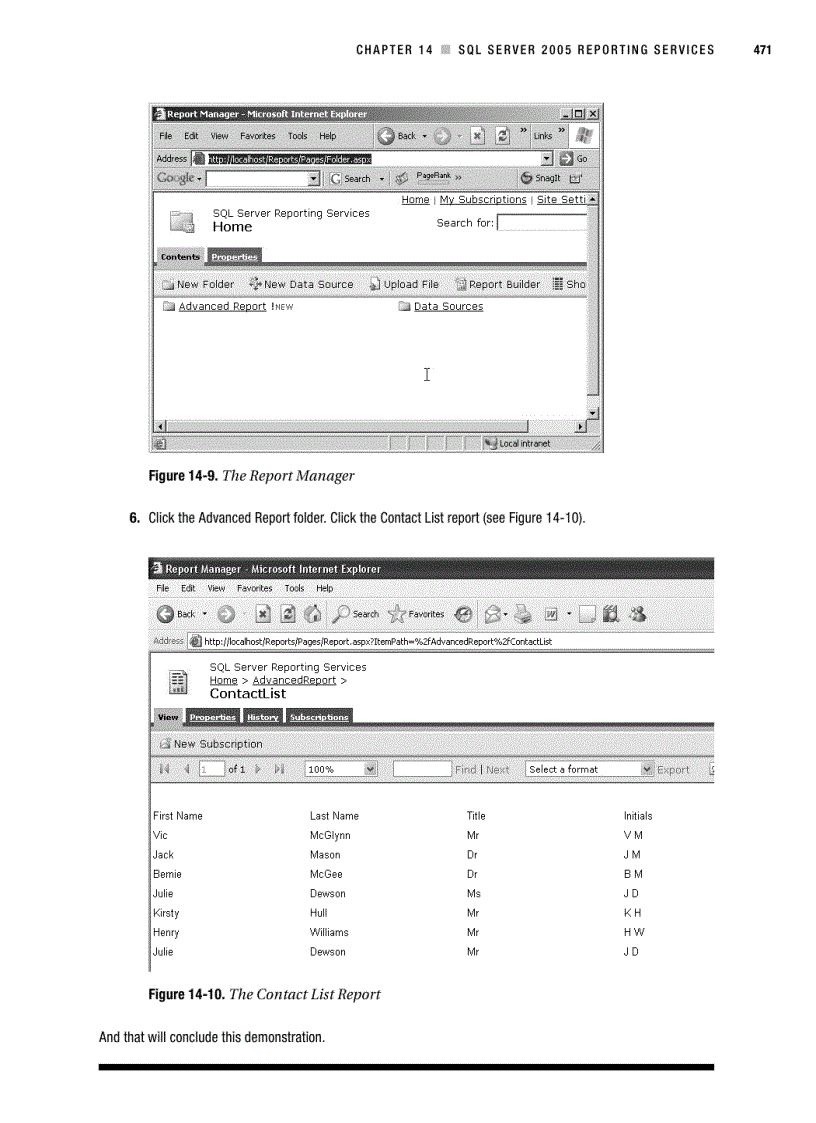 image for page Sql server 2005 reporting services