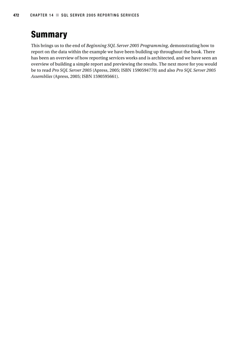 image for page Sql server 2005 reporting services