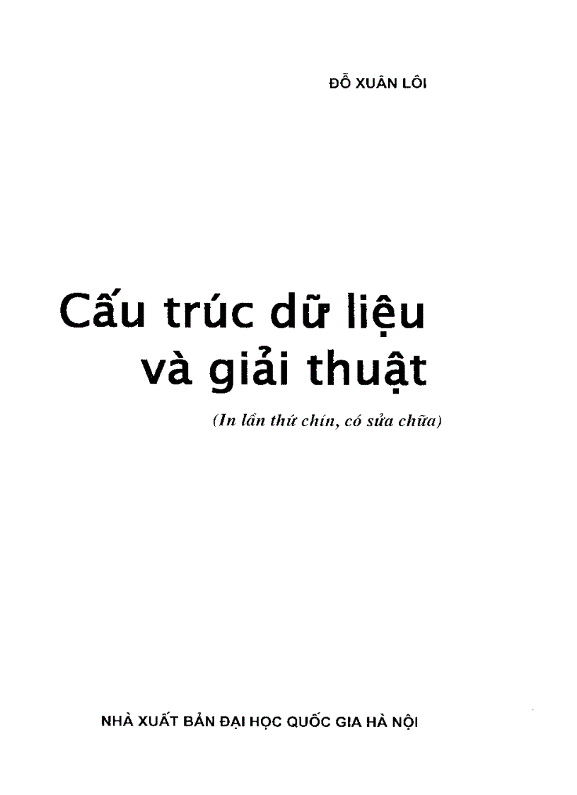 image for page Cấu trúc dữ liệu và giải thuật