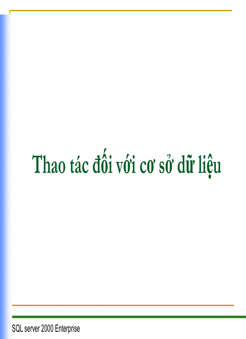 image for page Tổng quan về hệ quản trị cơ sở dữ liệu 1