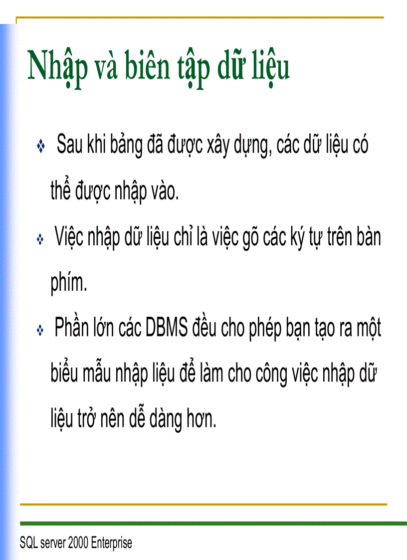 image for page Tổng quan về hệ quản trị cơ sở dữ liệu 1