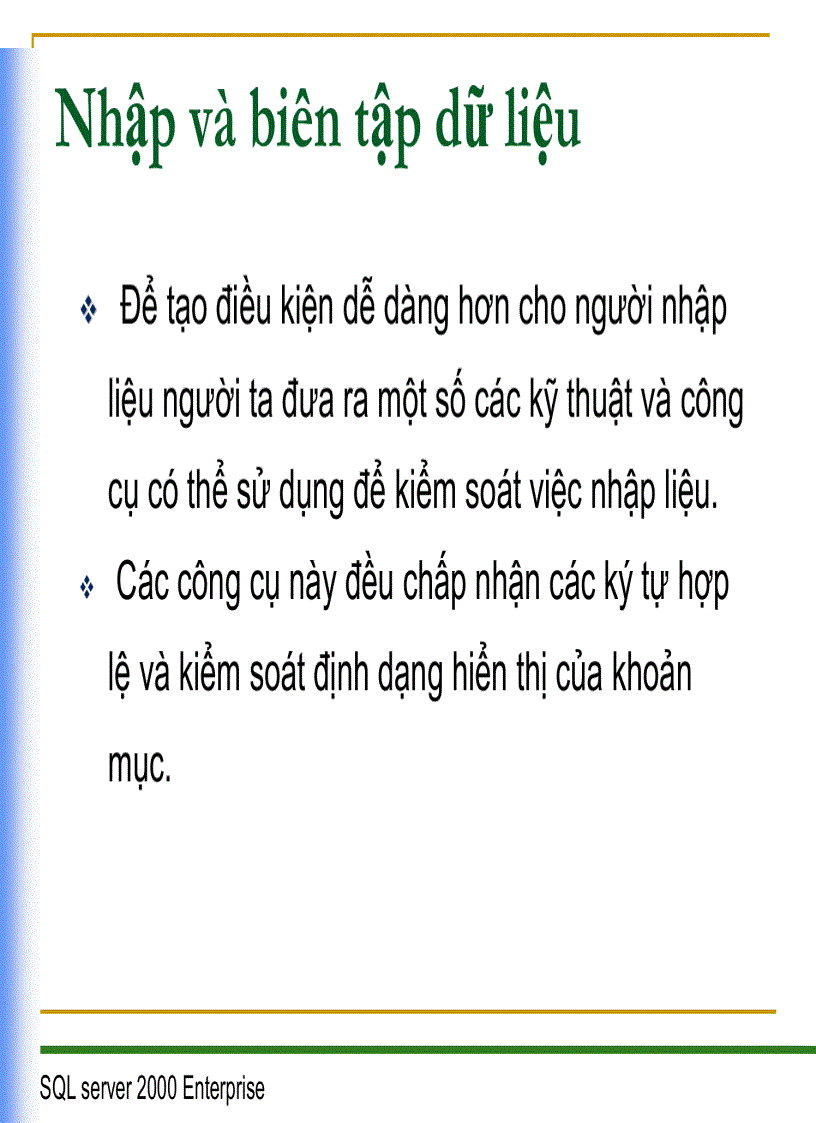 image for page Tổng quan về hệ quản trị cơ sở dữ liệu 1
