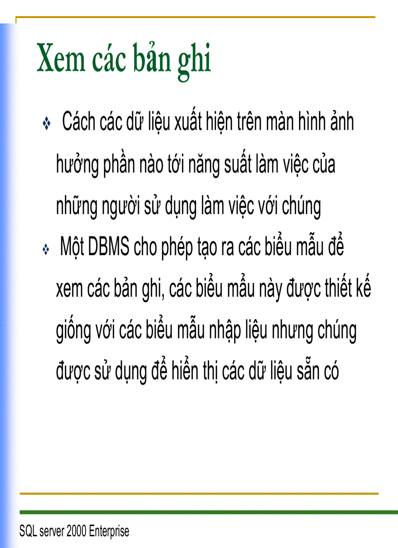 image for page Tổng quan về hệ quản trị cơ sở dữ liệu 1