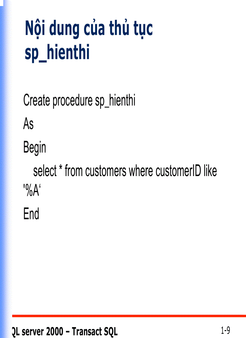 image for page Thủtục thường trú STORED PROCEDURES